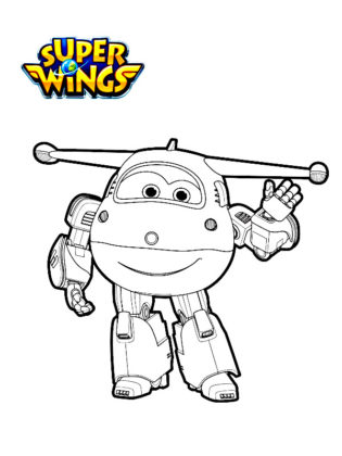 super wings coloriage gratuit