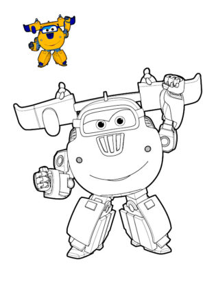 superwings coloriage