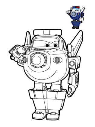 superwings coloriage