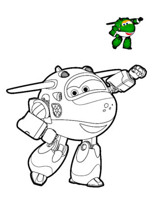 superwings coloriage