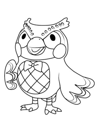 coloriage animal crossing