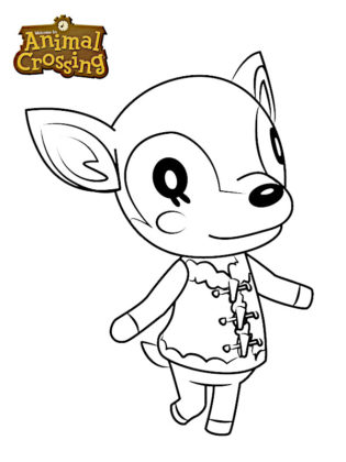 coloriage animal crossing