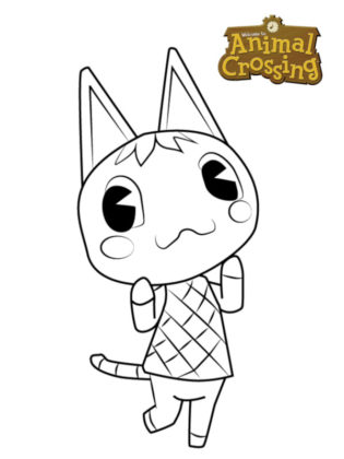 coloriage animal crossing