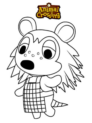 coloriage animal crossing