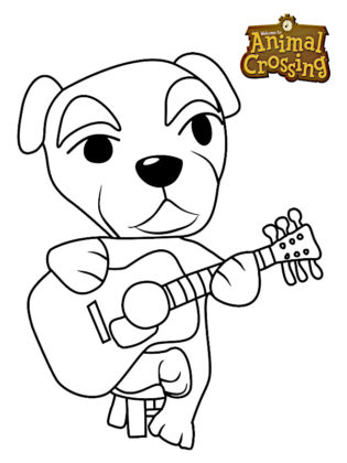 coloriage animal crossing