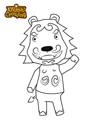 coloriage animal crossing