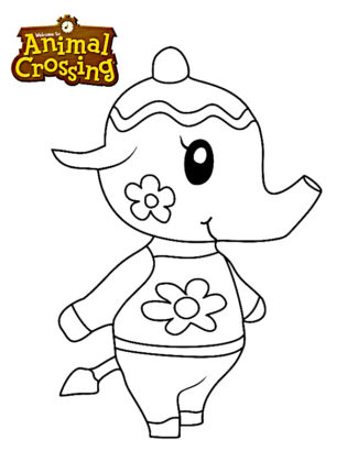 coloriage animal crossing