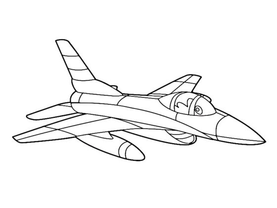 coloriage avion de guerre