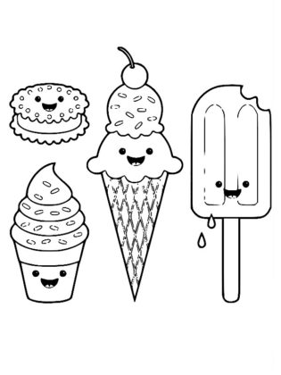 coloriage de glace