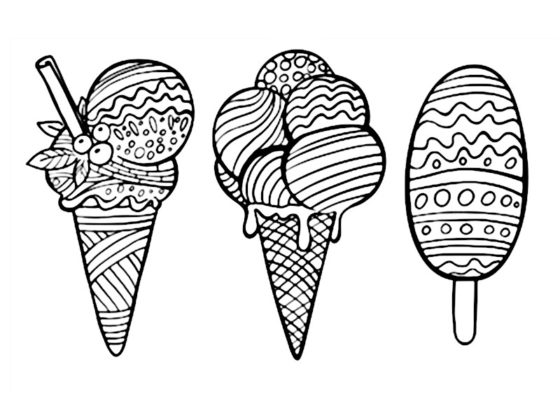 coloriage de glace