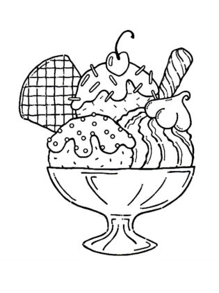 coloriage de glace