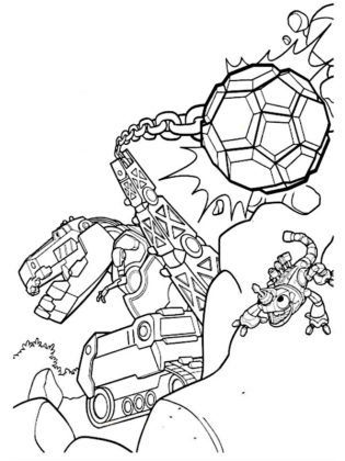 coloriage dinotrux