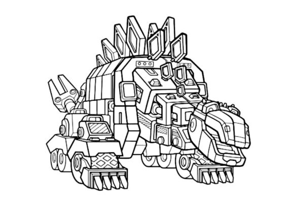 coloriage dinotrux