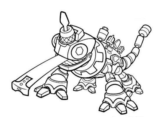 coloriage dinotrux