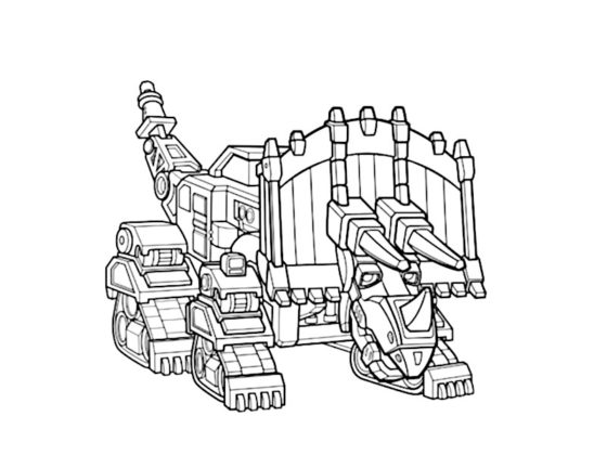 coloriage dinotrux