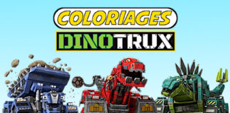 coloriage dinotrux