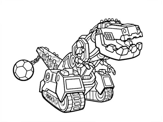 coloriage dinotrux