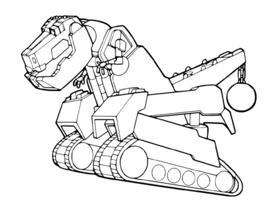 coloriage dinotrux