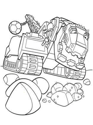 coloriage dinotrux