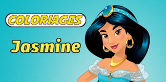 coloriage jasmine