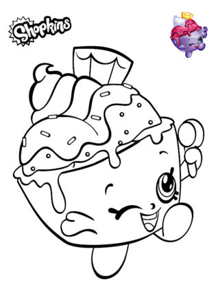 coloriage kawaii glace