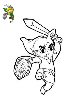 coloriage link