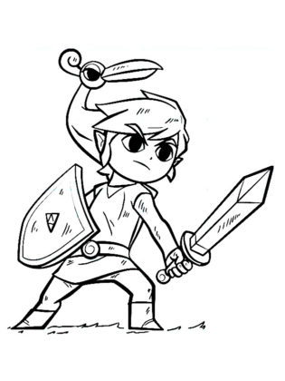 coloriage link