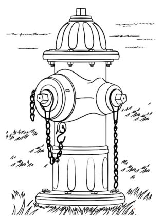 coloriage pompier adulte