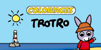coloriage trotro
