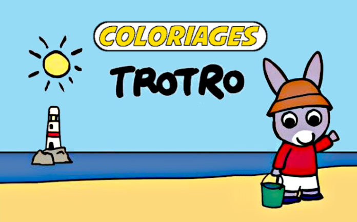 coloriage trotro