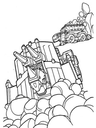 dinotrux coloriage