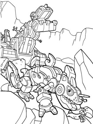 dinotrux coloriage