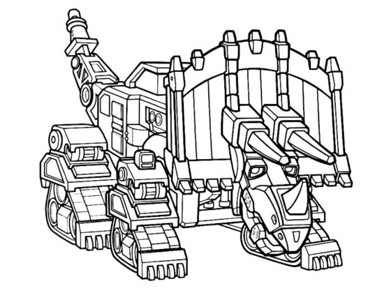 dinotrux coloriage