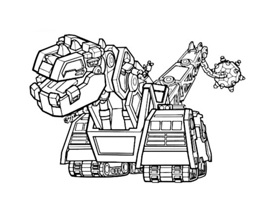 dinotrux coloriage