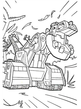 dinotrux coloriage