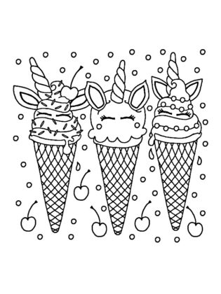 glace coloriage