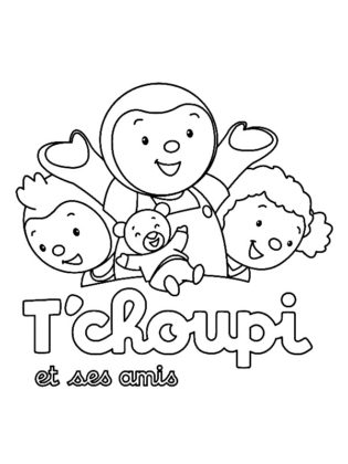 tchoupi coloriage