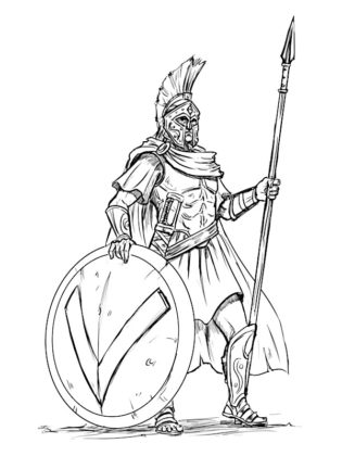 coloriage chevaliers