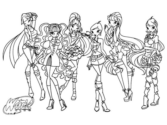 coloriage de winx