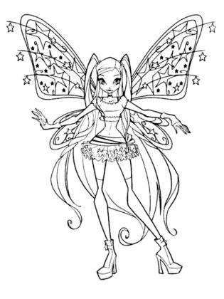 coloriage de winx