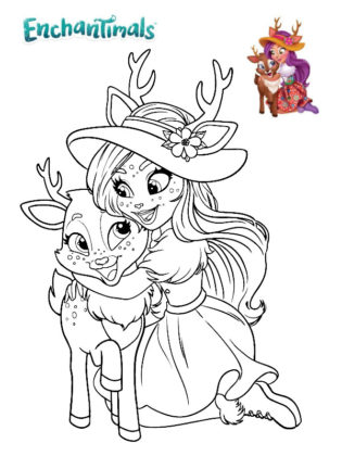 coloriage enchantimals