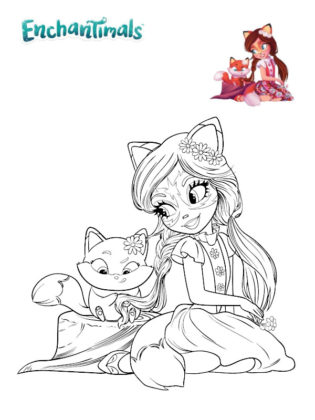 coloriage enchantimals