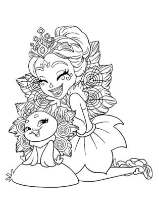 coloriage enchantimals