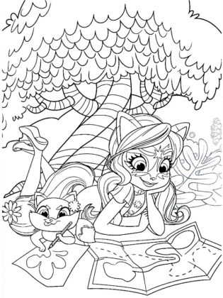 coloriage enchantimals