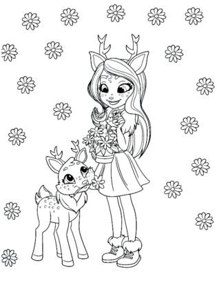 coloriage enchantimals