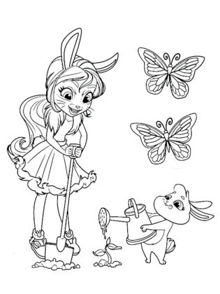 coloriage enchantimals