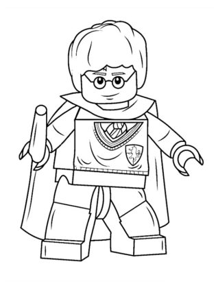 coloriage harry potter lego