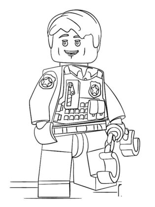 coloriage lego