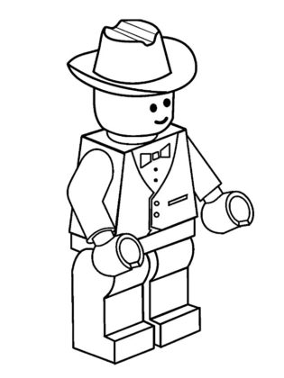 coloriage lego