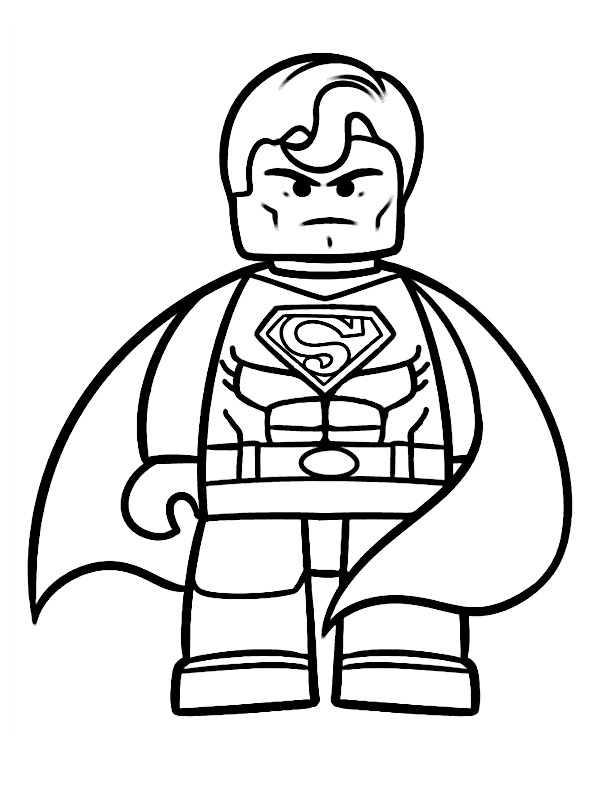 Coloriage Lego Marvel à imprimer sur